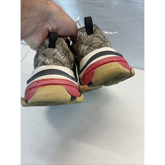 Gucci x Balenciaga the Hacker project Triple S Sneakers Womens Sz‎ 8 - Picture 13 of 16